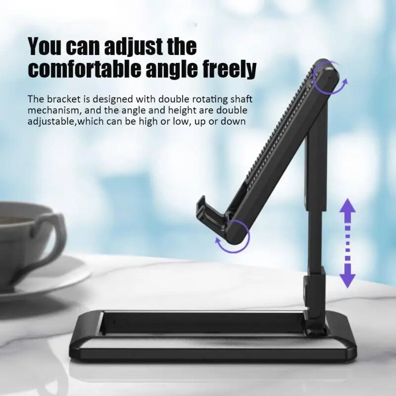 RYRA Tablet Mobile Phone Desktop Phone Stand Portable Phone Holder For iphone iPad Xiaomi Desk Bracket Laptop Stand