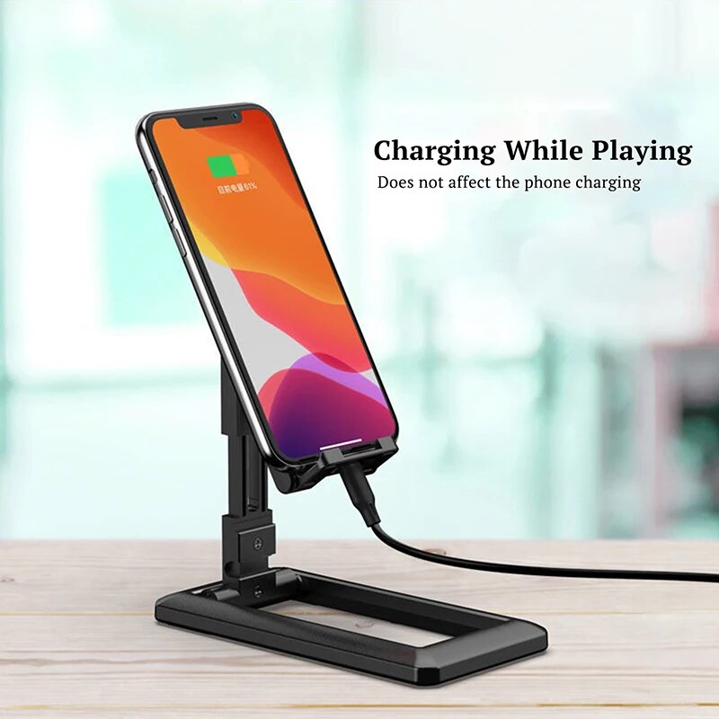 Universal Foldable Desk Phone Holder Mount Stand For Samsung IPhone Adjustable Phone Holder For Huawei Xiaomi Desktop Holder